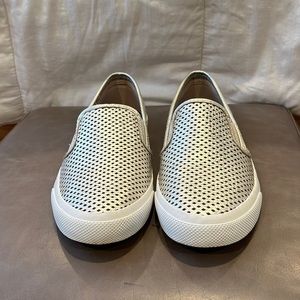 Sperry Top Sider gold slip on shoes